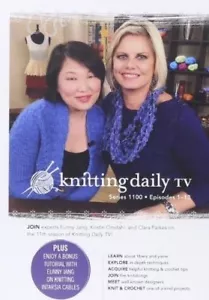 Knitting Daily TV - Series 1100 with Eunny Jang All 13 Episodes- DVD 4 Disc Set - Imagen 1 de 1