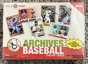 2020 Topps Archives Baseball Mega Box Target Factory Sealed 16 packs 131 cards - Picture 1 of 3