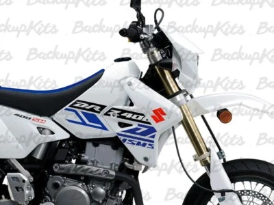 KIT GRÁFICO SUZUKI DRZ400SM MODELO 2020 BLANCO AZUL Foto 1 de 4