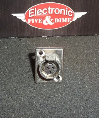 SWITCHCRAFT TY3F FEMALE 3 PIN MINI XLR SOLDER TERMINALS - Image 1 of 2