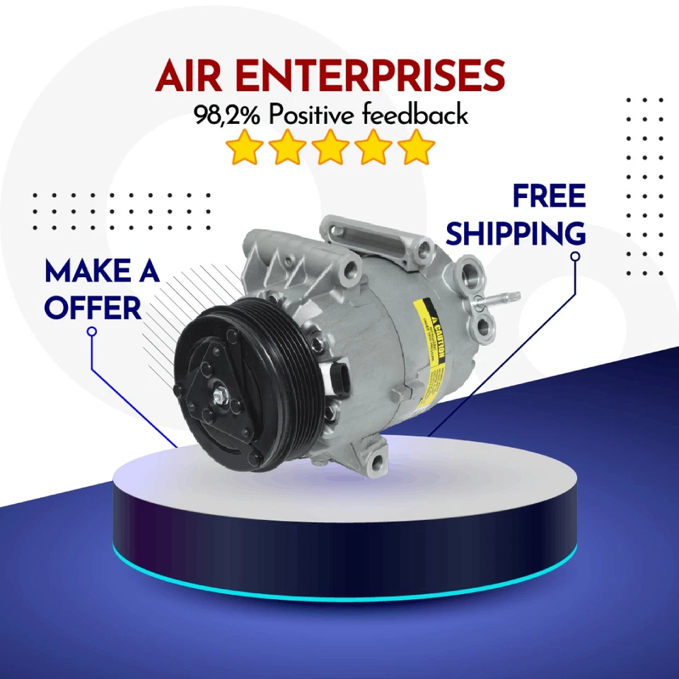 Compresor aire acondicionado apto para Chevrolet Impala 2004-2005, Chevrolet Monte Carlo 2004-2005 Foto 1 de 1