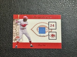 2002 Greats of the Game-Through the Years Tony Perez, Card #18 Game Worn Jersey - Picture 1 of 1