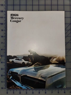 Folheto Mercury Cougar 1968 original XR-7 GT GT-E - Imagem 1 de 4