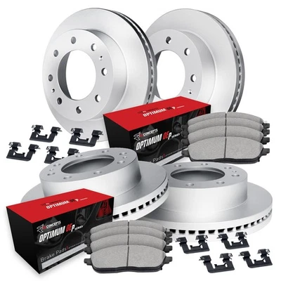For Ford E-350 Super Duty 99-00 Front & Rear Brake Kit w Optimum Pads - Image 1 of 4