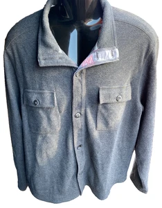 Tommy Bahama Suéter Para Hombre Cárdigan Grande Apertura Manga Larga Gris - Imagen 1 de 4