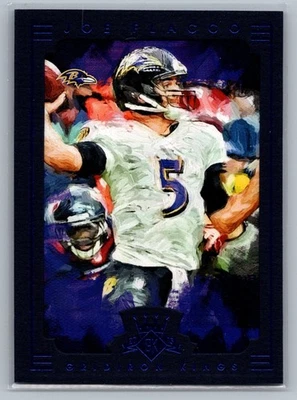 2015 Panini Gridiron Kings #89 Joe Flacco Baltimore Ravens Blue Framed - Image 1 of 2