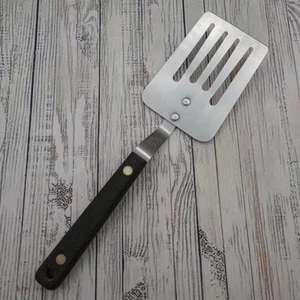 Vintage Ekco Flint Vanadium Slotted Short Spatula Stainless Flipper Turner USA - Picture 1 of 20