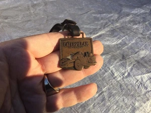 Vintage Caterpillar Brass Pocket Watch Fob No Reserve - Picture 1 of 11
