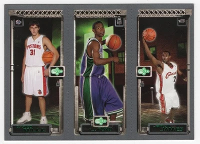 Lebron James T.J. Ford Darko Milicic 2004 M3 Rookies Foto 1 de 2