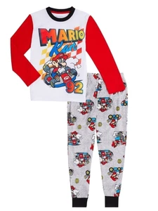 MarioKart Boys Long Sleeve Pajamas Set X-Small - Picture 1 of 1