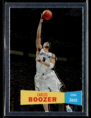 2007-08 Topps Chrome Carlos Boozer 1957-58 Variations HSC - Image 1 of 2