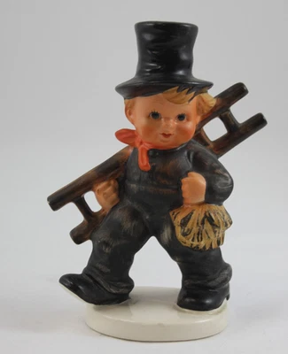 Porzellan Figur Schornsteinfeger 14cm Goebel  1. Wahl alt Glücksbringer #SK - Bild 1 von 4
