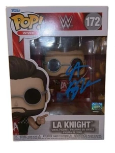 LA Knight signed Autogramm WWE Funko Pop 172 Beckett BAS Yeah - Bild 1 von 2