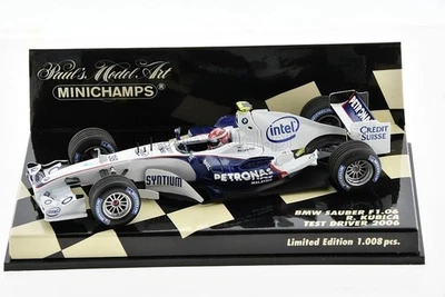 F1 BMW SAUBER F1.06 #38 Robert KUBICA TEST DRIVER 2006 1/43 MINICHAMPS 400060038 - Image 1 of 4