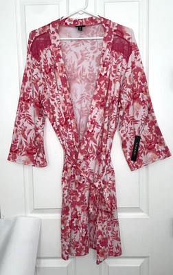 NUEVO CON ETIQUETAS ~ BATA TAHARI ~ DESERT ROSE TROPICAL VINES ~ MEDIANO Foto 1 de 4