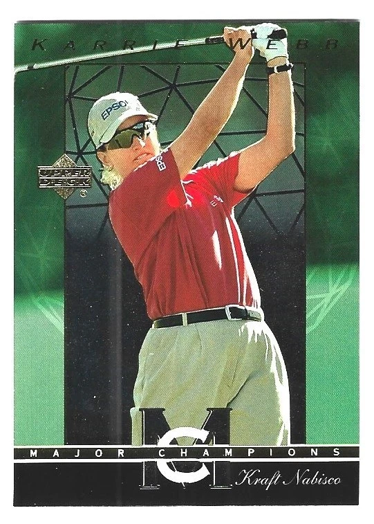 Inserto Karrie Webb 2003 Upper Deck Golf Major Champions #MC-32 casi nuevo Foto 1 de 1