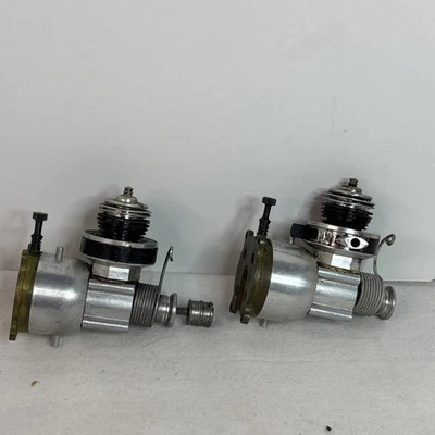 Two Cox QRC .049 With Muffler  Airplane Engine  Cox .049 Vintage Engine Untested - Image 1 of 4