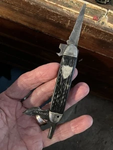 Vntg Camillus Cutlery Co New York STANDARD SCOUT 4-blade Pocket KNIFE For Repair - Picture 1 of 16