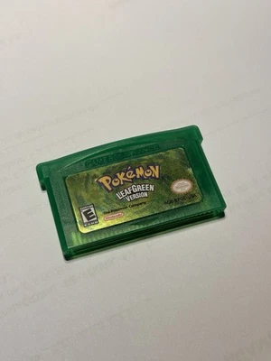 Pokemon Leaf Green Version Nintendo Game Boy Advance GBA Game Cartridge - Image 1 of 3