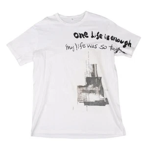 Y's Message grafisch bedrucktes T-Shirt Größe 4 (K-148824) - Bild 1 von 12