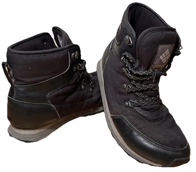 Columbia Wheatleigh Botas Cortas Invierno Negras Impermeables Para Mujer Talla 7.5 Foto 1 de 4