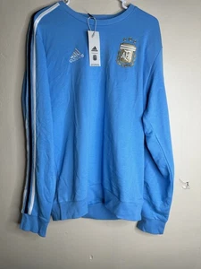ARGENTINIEN NATIONALMANNSCHAFT DNA 3 STREIFEN 24 TOP PULLOVER - ADIDAS IU2139 - GRÖSSE M - Bild 1 von 5