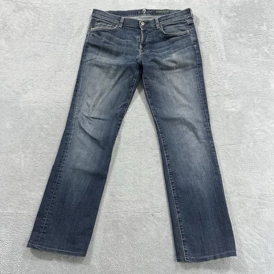 7 For All Mankind Jeans Men 33 Standard Straight Leg Blue Vintage Y2K - Image 1 of 4