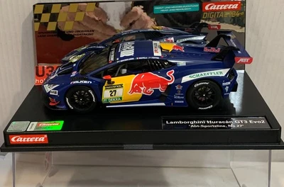 SLOT CAR CARRERA EXCLUSIV 23985 LAMBORGHINI HURACAN GT3 #27 ABT  DIGITAL 1/24 - Imagen 1 de 4