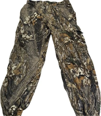 Pantalones camuflados Gamehide para hombre talla grande roble musgo ruptura forro ausente caza 110 Foto 1 de 4