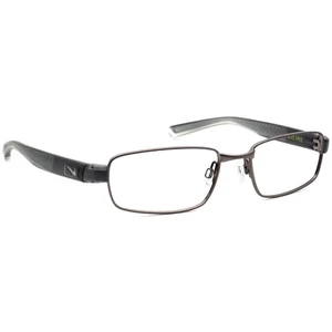Nike Men's Eyeglasses 8168 069 Gunmetal/Matte Gray Rectangular Frame 53[]17 140 - Picture 1 of 6
