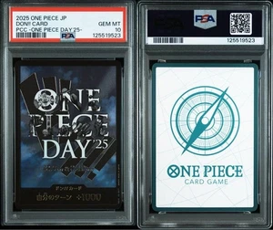 PSA 10 Don!! Card ONE PIECE DAY 25 2025 ONE PIECE Card Japanese GEM MT - Picture 1 of 3