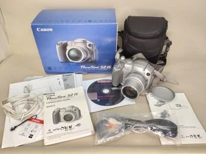 Canon Powershot S2 IS fotocamera digitale 5 MP 12x zoom argento + accessori in scatola - Foto 1 di 15