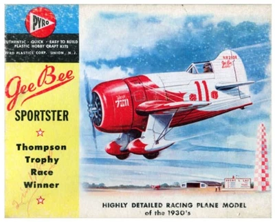 1/32 PYRO Gee-Bee Sportster  Thompson Trophy Racer complete and Vintage 1958 - Image 1 of 4