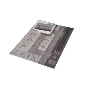 Airport Layout Mat with Runway - for Model Planes in 1/400 & 1/500 Scale, Fol... - Picture 1 of 8