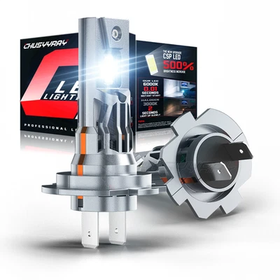 2X H7 Bombilla de faro LED de 2 lados para Suzuki GSXR 1000 750 600 Hayabusa Hi Lo Beam Foto 1 de 4