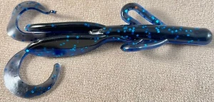 Bass Walleye Fishing Lure / Pack Of 12 Soft Plastic ZOOM 5 1/2 in Baby Brush Hog - Picture 1 of 2