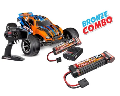 Traxxas Rustler RTR HD orange Bronze Combo TRX37254-8-ORNG-BRONZE-COMBO  - Bild 1 von 3