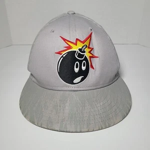 New Era 59fifty The Hundreds Adam Bomb 7 1/4 Fitted Cap Hat 2010 Grey - Picture 1 of 8