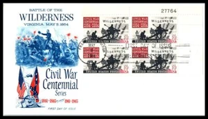 1964 Battle of Wilderness 5c FDC Sc 1181 Civil War with Fleetwood cachet (L26 - Picture 1 of 1
