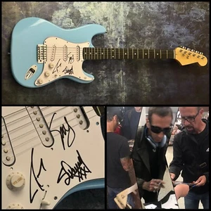 GFA Sully Erna x3 Band * GODSMACK * Signed Electric Guitar PROOF COA - Picture 1 of 7