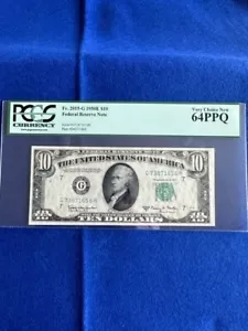 $10 - 1950E Federal Reserve Note - Chicago - 64PPQ - Very Choice New - Item# 004 - Picture 1 of 2