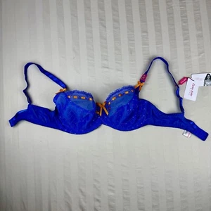 Curvy Kate Lingerie Portia Balcony Bra Size 36 DD Non Padded Sapphire CK4001 - Picture 1 of 9