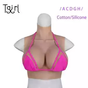 Cosplay Silicone Forma Seno Enorme Tetta A/C/D/G/H Tazza Transgender Shemale Cosplay - Foto 1 di 29