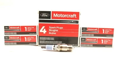 NEW Motorcraft Spark Plugs Set of 4 SP-415A Ford Chevy Olds Pontiac 1970-1995 - Изображение 1 из 4