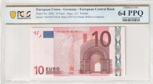 2002 10 Euro European Union-Germany/European Central Bank PCGS UNC 64 PPQ - Picture 1 of 2