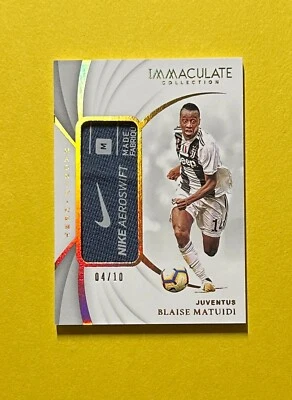 2018-19 PANINI IMMACULATE BLAISE MATUIDI MAGNIFICENT NIKE RELIC /10 #MA-BM - Image 1 of 2