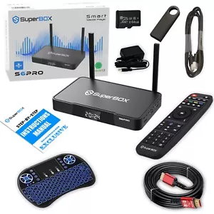 SuperBox S6 Pro Bundle 8K HDMI, 64GB Card/ USB Drive, Mini Keyboard IN-STOCK - Picture 1 of 8
