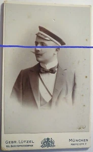 Corps Isaria München - Karl Schäfer - WS 1899/1900 - CDV / Studentika - Bild 1 von 2