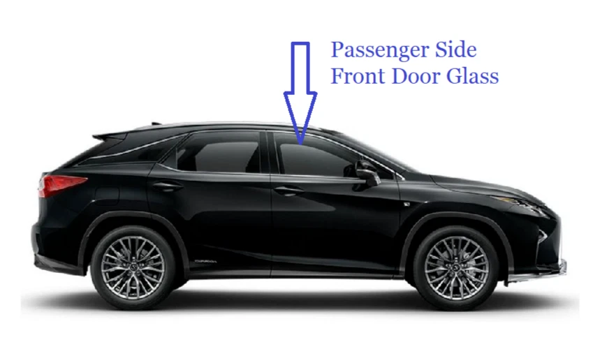 Fits  Lexus 2016-2022 RX 450h, 450hL 4Dr  Front Door Glass Window Passenger Side Foto 1 de 1
