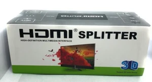 1x2 HDMI Splitter 1 in 2 Out 4K 30Hz HDCP1.4 HDR10 FullHD 1080P 4K 3D - Picture 1 of 3